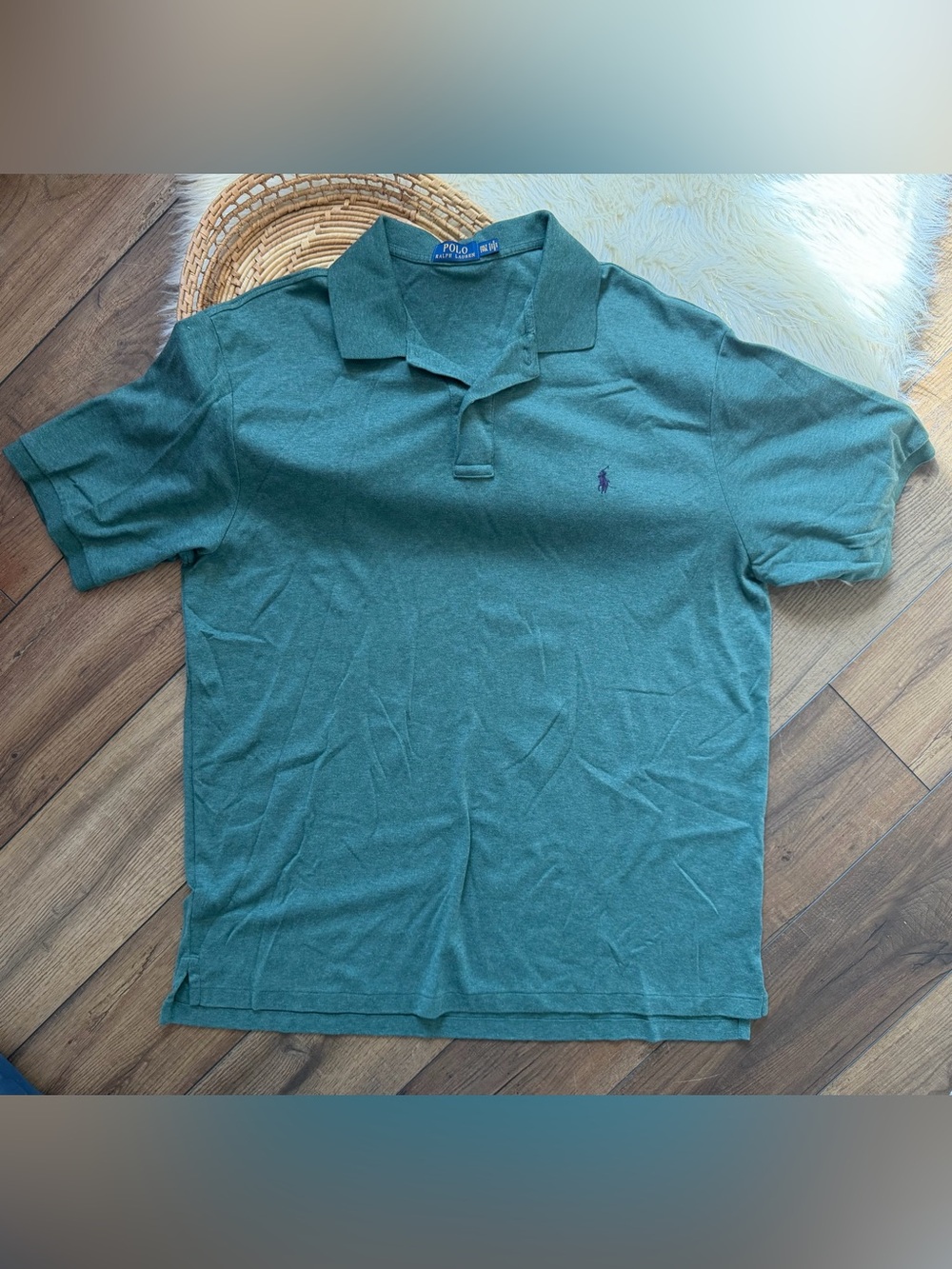 Polo Ralph Lauren Green Short Sleeve Pony Logo Polo Size Size 2XLT Tall